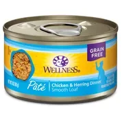 Wellness Complete Health Natural Grain Free Chicken & Herring Dinner Pate Wet Cat Food