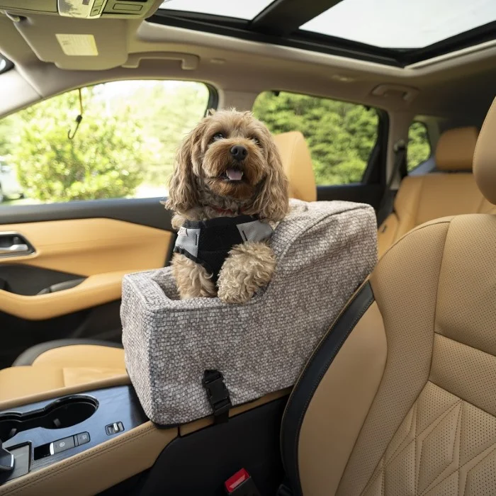 Luxury High-Back Console Dog Car Seat- Show Dog Collection