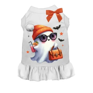 Boo-tique Chic Ruffle Dress - Halloween Dog Dress by Bark Fifth Avenue