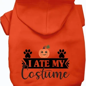 I Ate My Costume Halloween Pet Hoodie