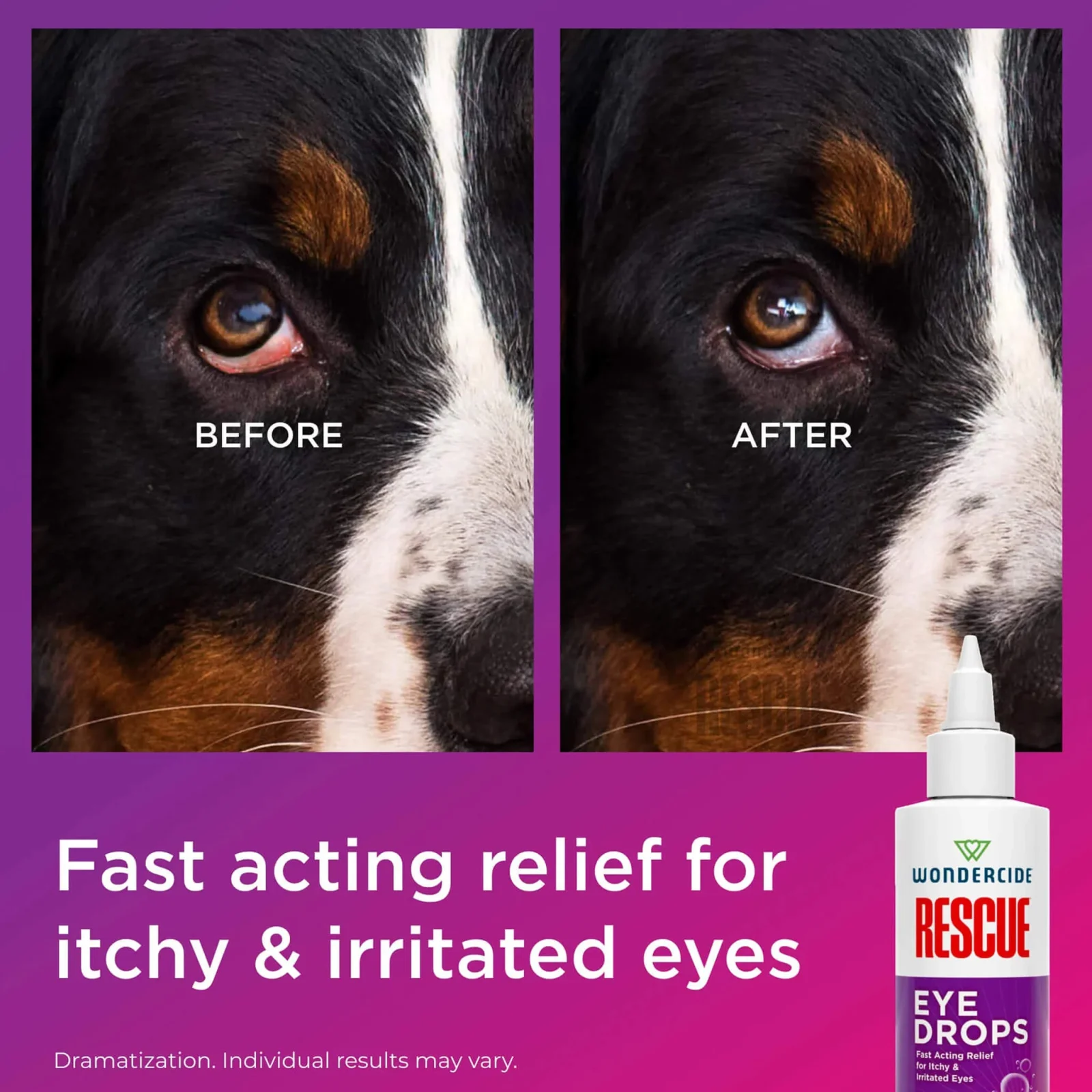 Wondercide Rescue Eye Drops for Dogs & Cats - Image 2