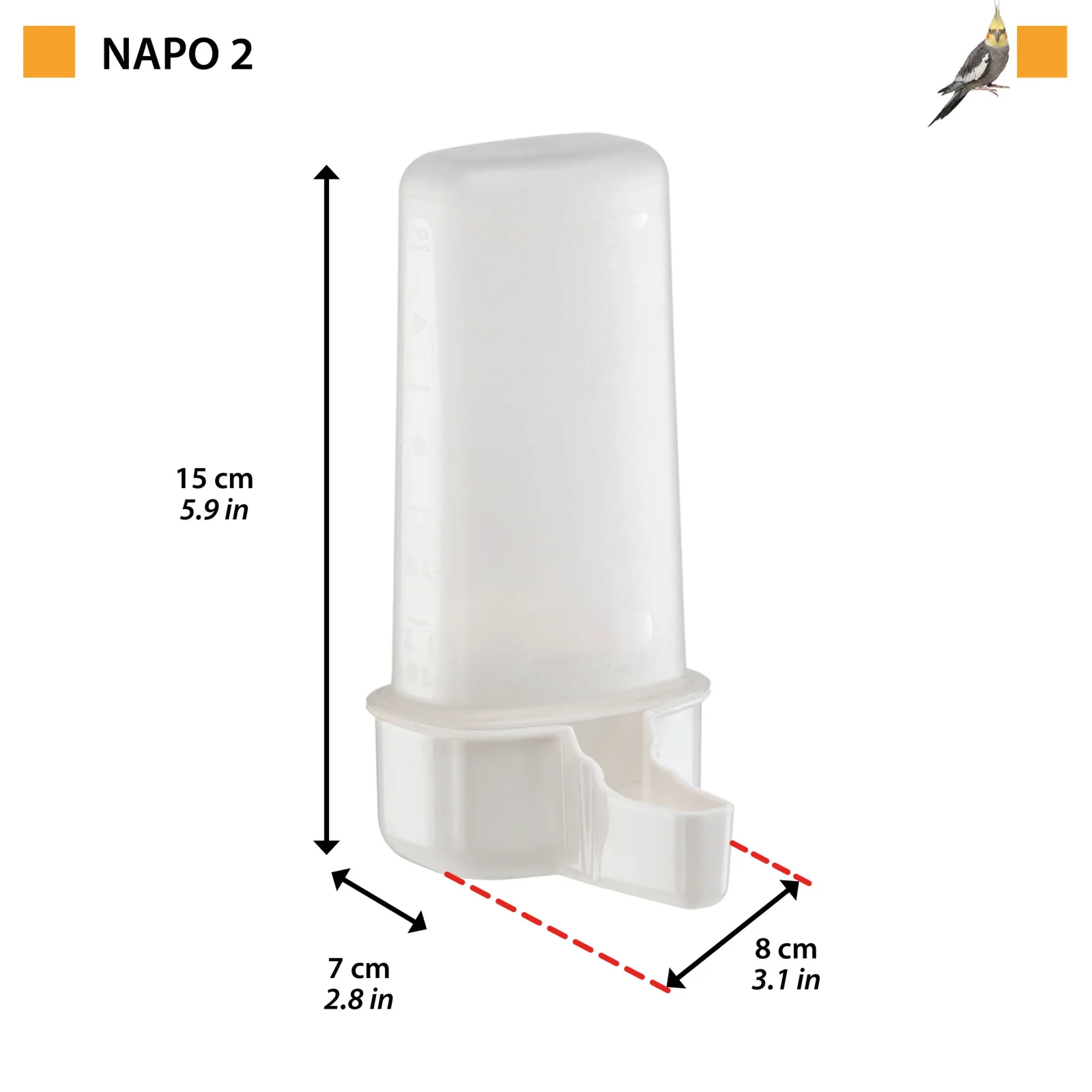 Water or food dispenser for birds - Image 2