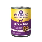 Wellness Thick & Chunky Natural Grain Free Chicken Stew Canned Wet Dog Food