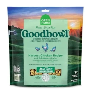 Open Farm Goodbowl Chicken with Wholesome Grains Freeze-Dried Raw Dog Food or Topper