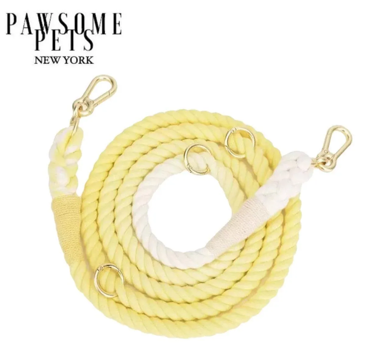 Hands-Free Dog Rope Dog Leash - Lemon Squeeze - Image 2