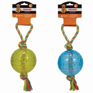CHP 5 in TPR Ball With Rope Tug