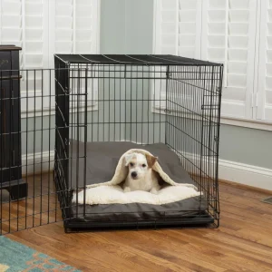 Luxury Cozy Cave® Dog Crate Bed – Microsuede