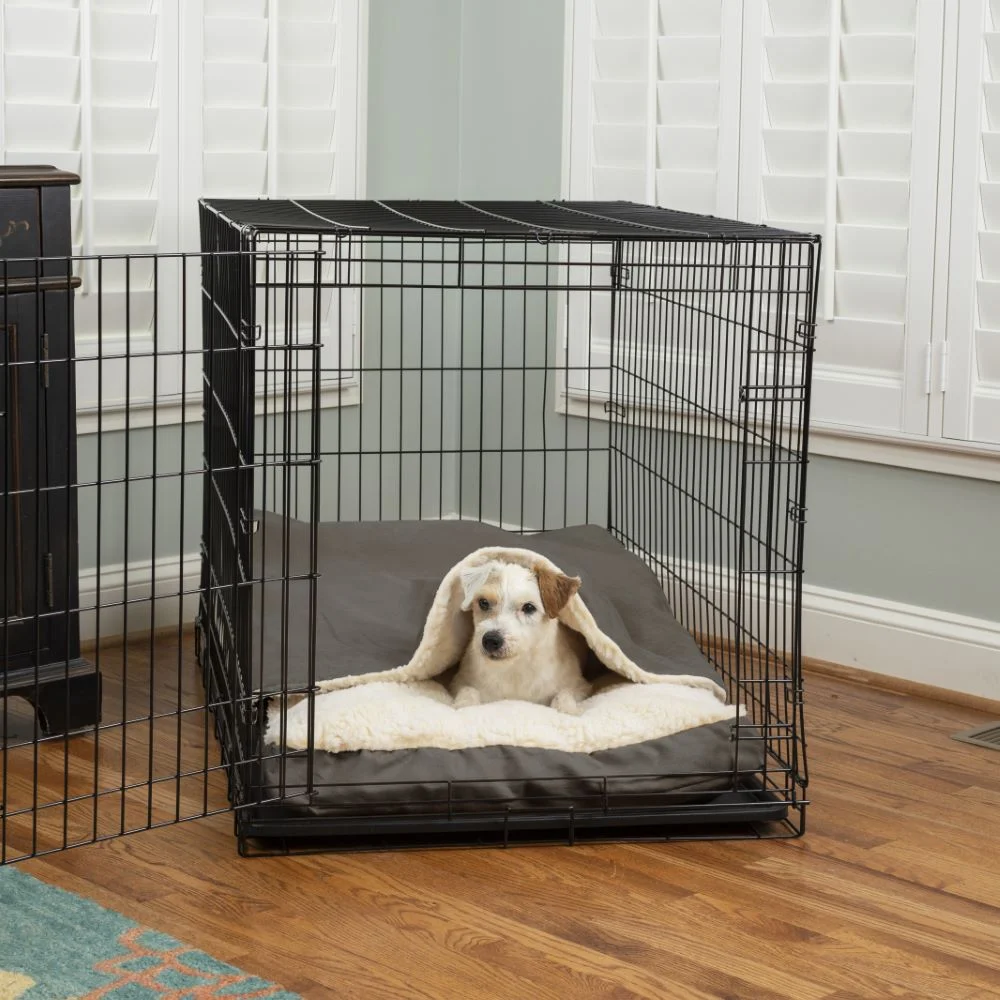 Luxury Cozy Cave® Dog Crate Bed – Microsuede
