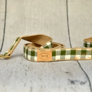 Big Olive Gingham Lead
