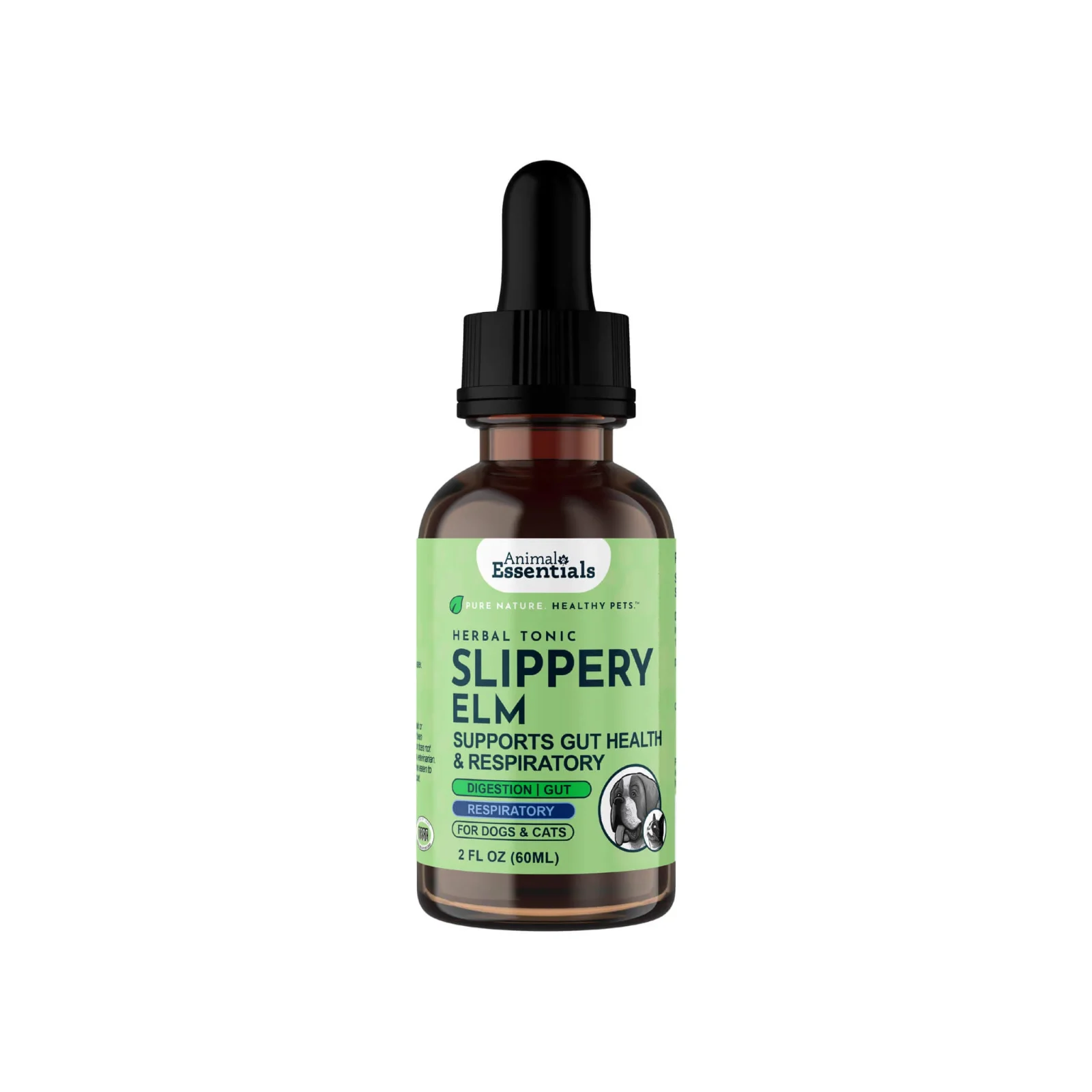 Animal Essentials Slippery Elm Digestive Herbal Extract Liquid for Dogs & Cats - Image 2