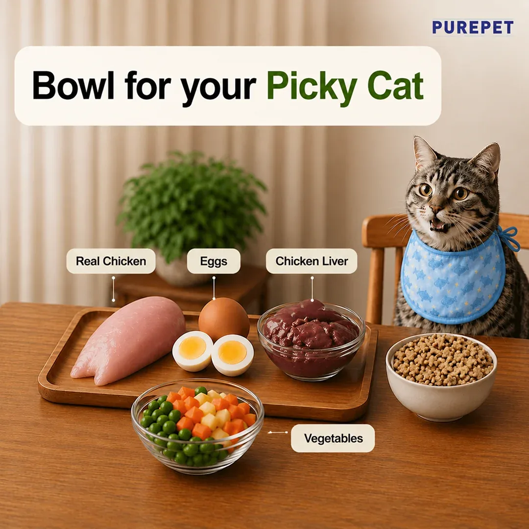 Purepet Chicken & Vegetables Adult Dry Cat Food - Image 2