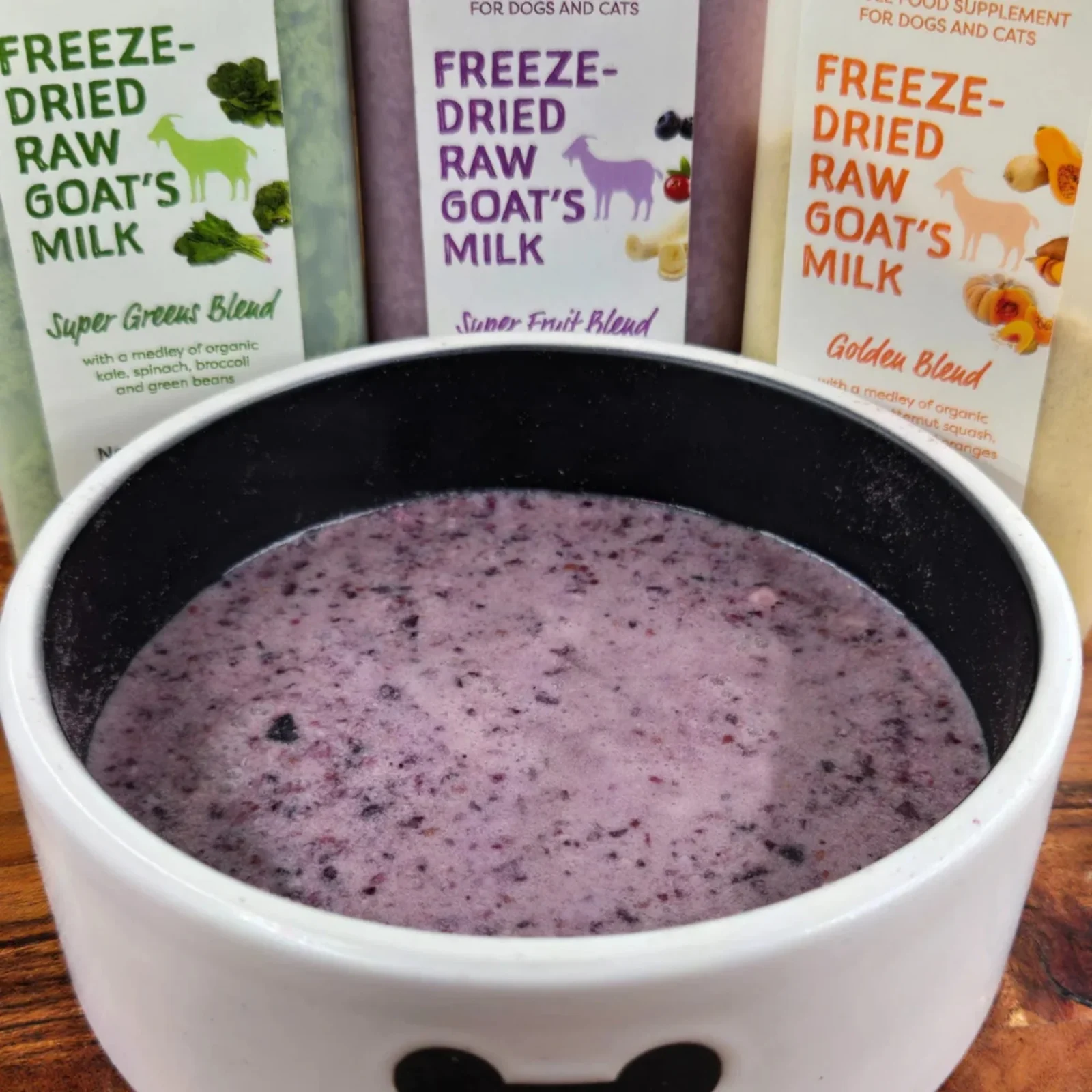 Shepherd Boy Farms Dog & Cat Freeze-Dried Raw Goat Milk Super Fruit 16 oz - Image 2