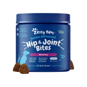 Zesty Paws Senior Advanced Hip & Joint Bites for Dogs