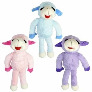 Pet Envy Floppy Lamb Chop Plush Dog Toy Assorted