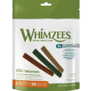 Whimzees Stix Large, 14.8 oz Bag