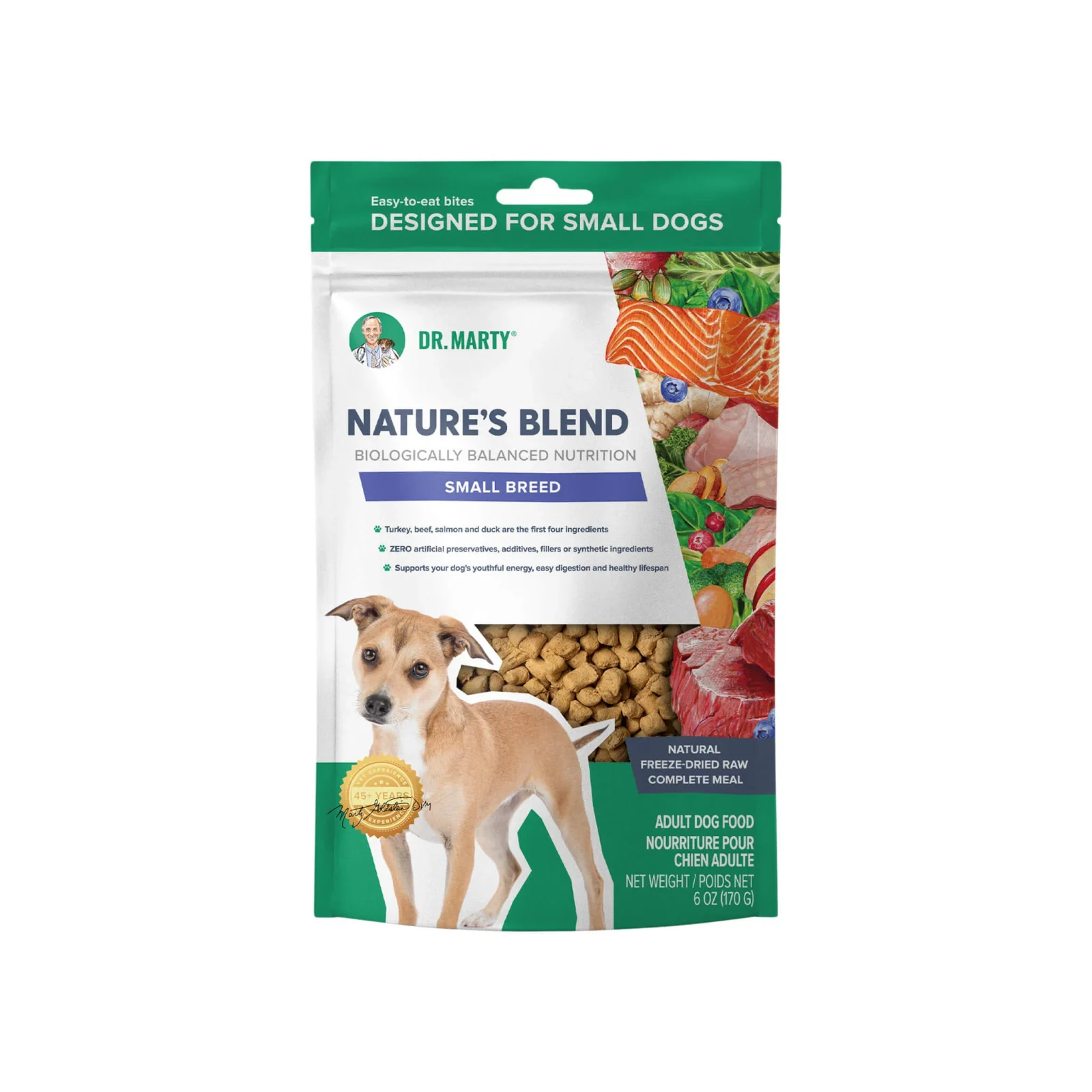 Dr. Marty Nature's Blend Freeze Dried Small Breed Dog Food