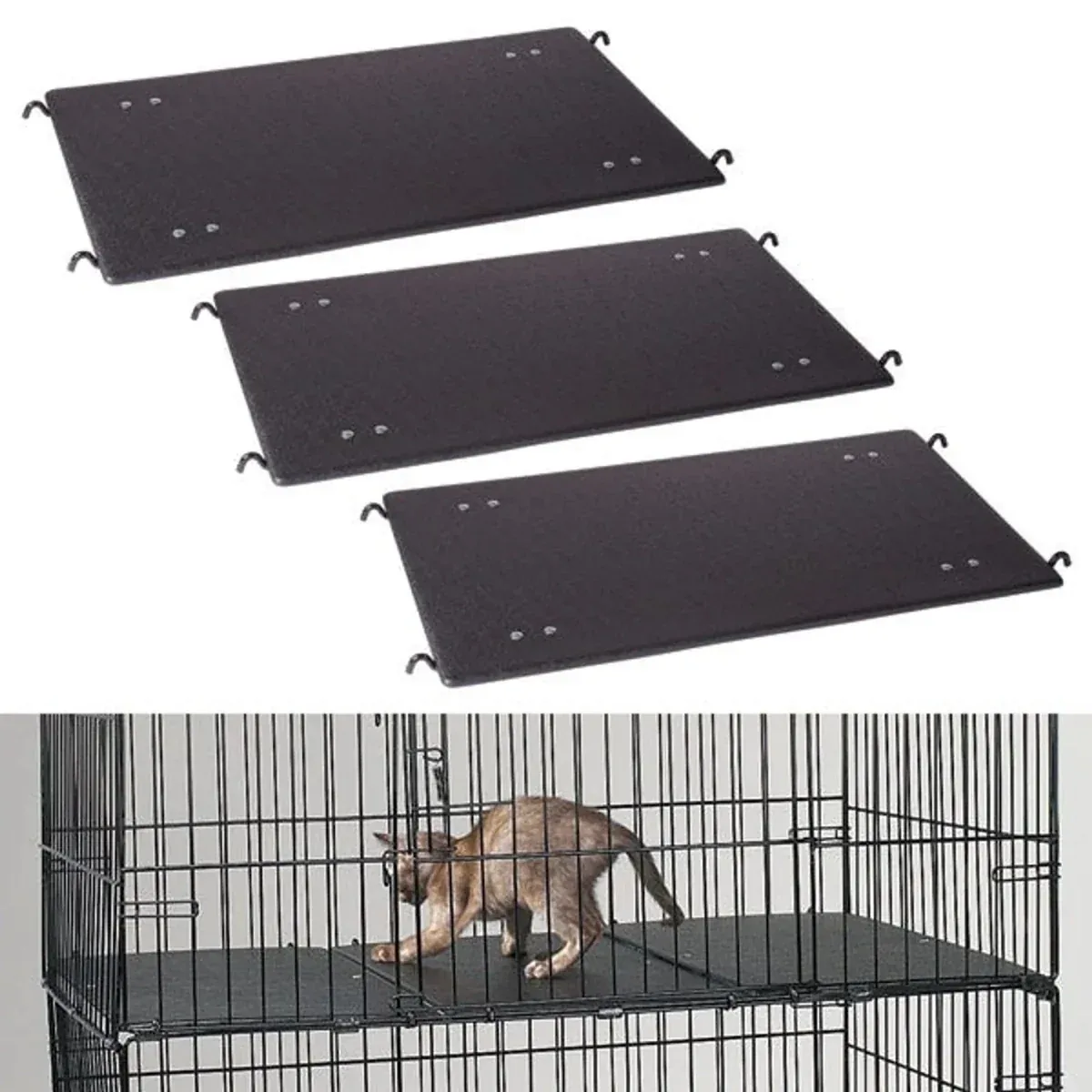 PS Cat Cage Deluxe Platform 3 ct