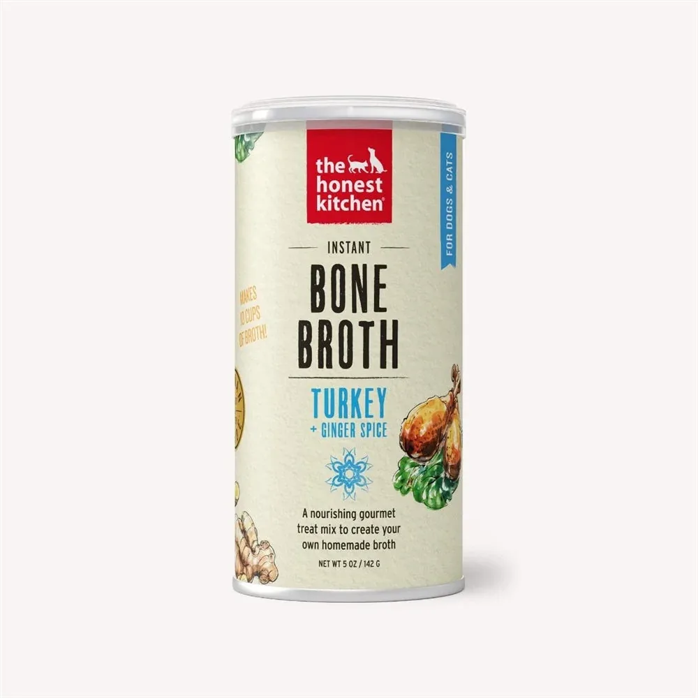 The Honest Kitchen Dog And Cat Instant Bone Broth Turkey 3.6 oz