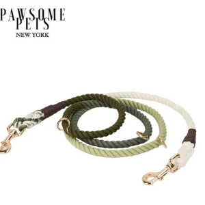 Hands-Free Dog Rope Dog Leash - Ombre Dark Olive Green