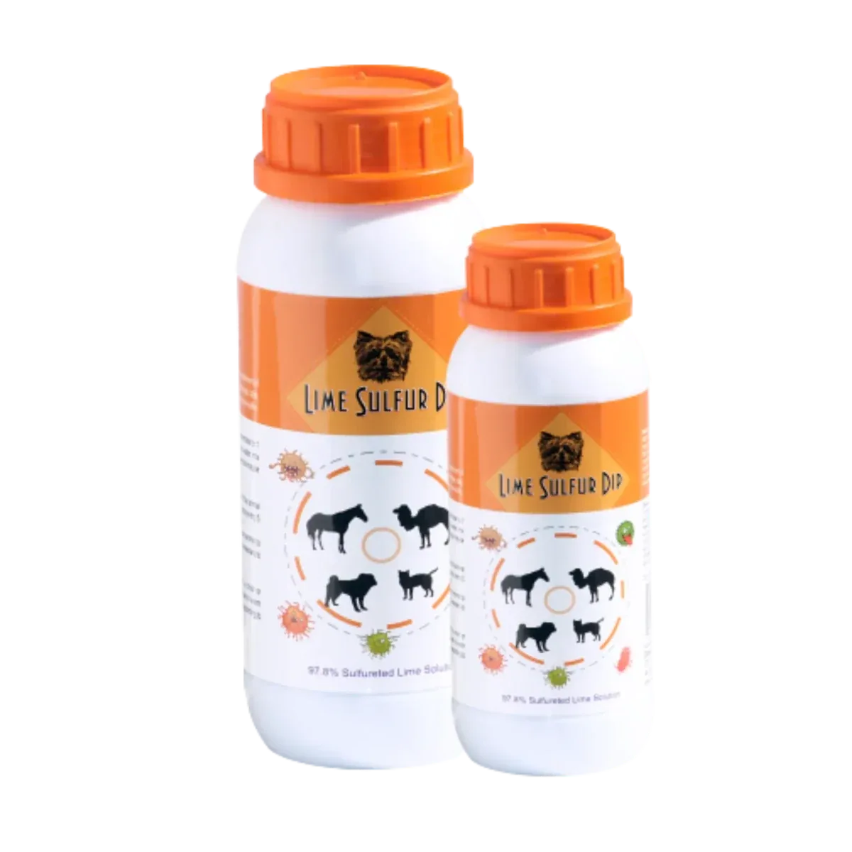 Lime Sulfur Dip - Pet and Veterinary Solution for Dermatitis, Mange, Ringworm and other Parasites