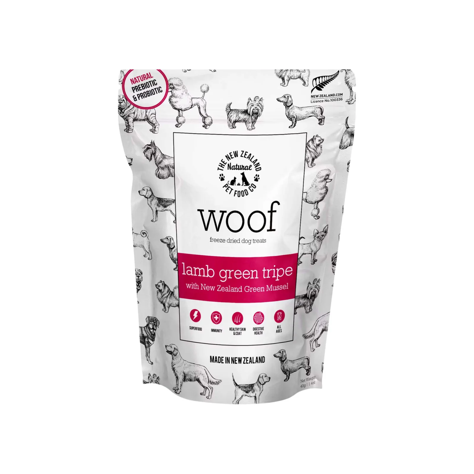 The New Zealand Natural Pet Food Co. WOOF Freeze Dried Dog Treats - Image 2
