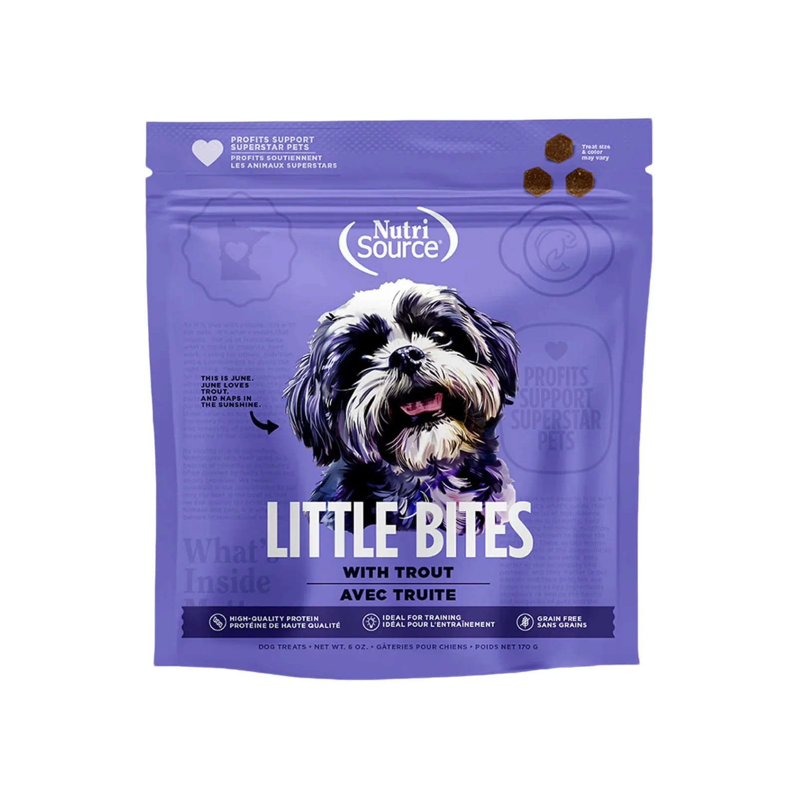 Nutrisource Grain Free Little Bites Soft & Chewy Dog Treats - Image 2