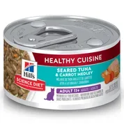 Hill's Science Diet Adult 11+ Senior Healthy Cuisine Seared Tuna & Carrot Medley Wet Cat Food
