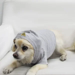 Doggy Hoodie French Terry - Outer Stitch Detail for Dogs and Cats