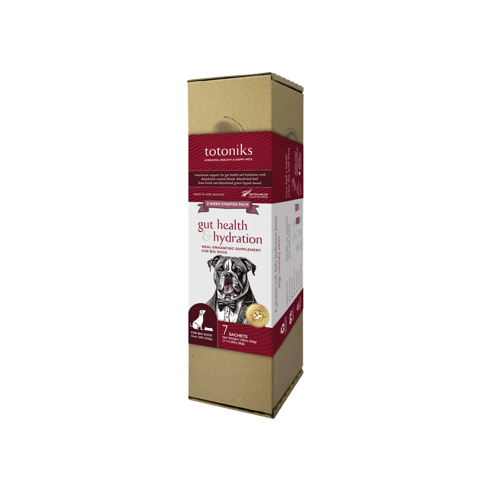 Totoniks Gut Health & Hydration Venison Blood Dehydrated Topper for Dogs - Image 2