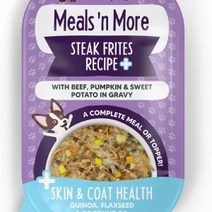 Weruva Dog Meals N More Steak Frites Cup 3 oz. 12 ct