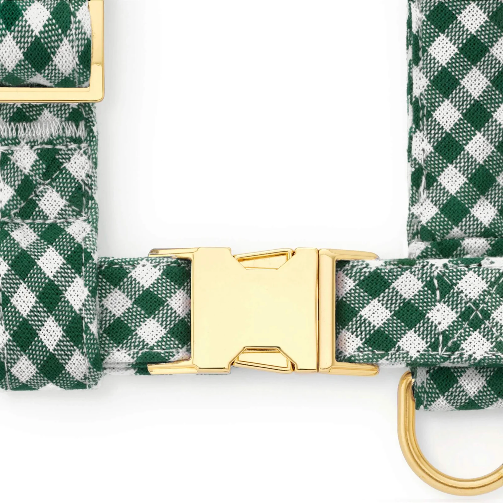 Evergreen Gingham Dog Harness - Image 2