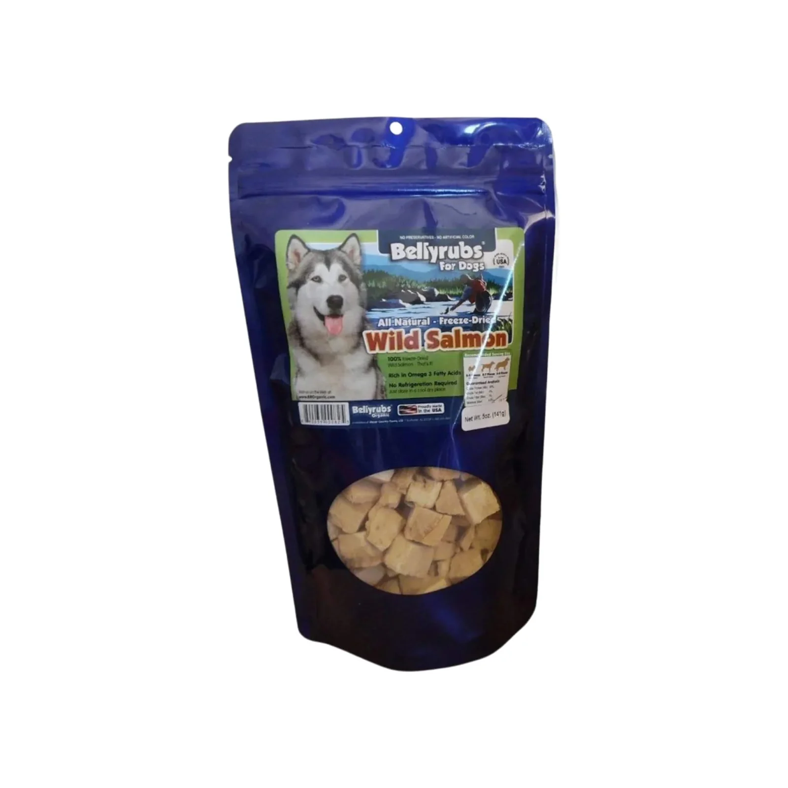 Bellyrubs Freeze Dried Wild Salmon Dog Treats