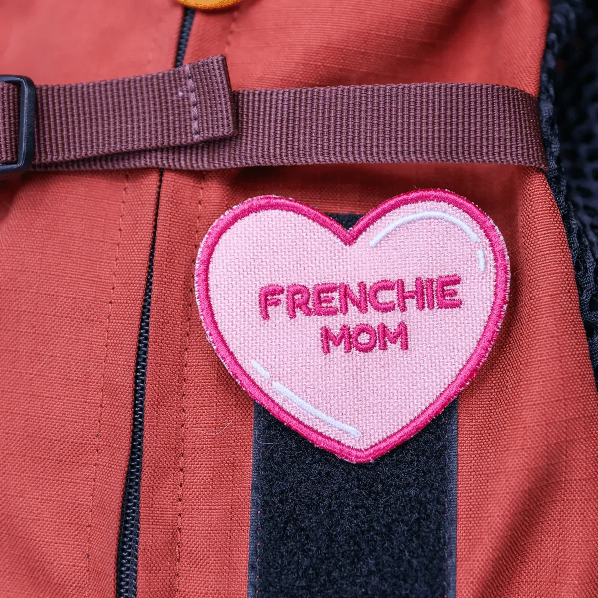 Frenchie Mom Heart Patch - Image 2