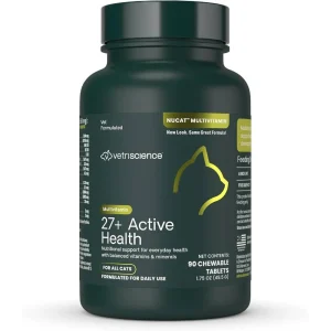 NuCat Multivitamin for Cats (90 Chewable Tablets)
