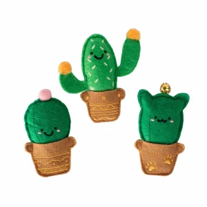 PetShop by Fringe Studio Cat-us Friends Cat Toys Set, 3-Count