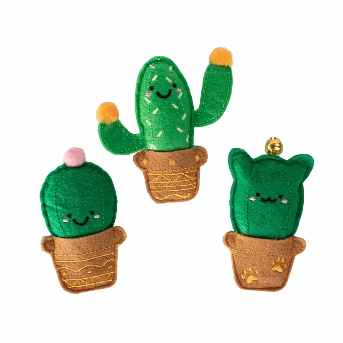 PetShop by Fringe Studio Cat-us Friends Cat Toys Set, 3-Count