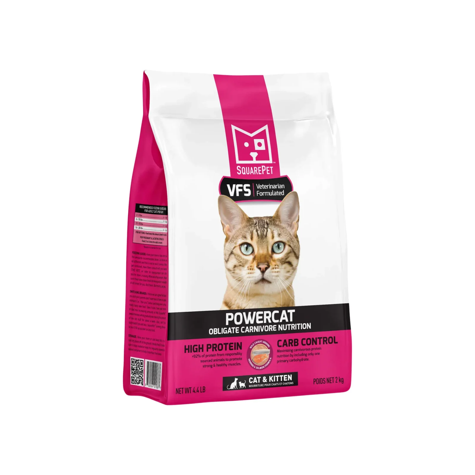 Square Pet VFS Powercat Obligate Carnivore Nutrition Dry Cat Food - Image 2