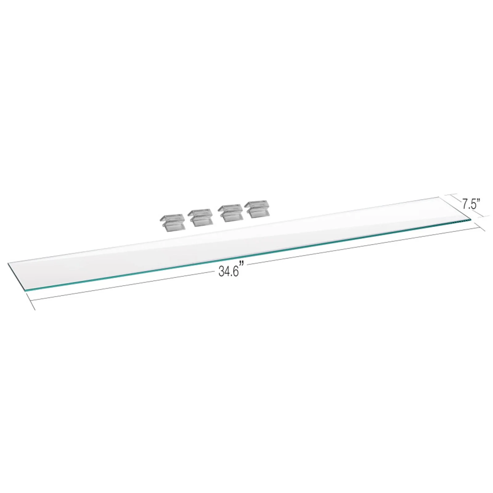 AquaTop Glass Lid Clips for the HCA12G Tank 12 gal