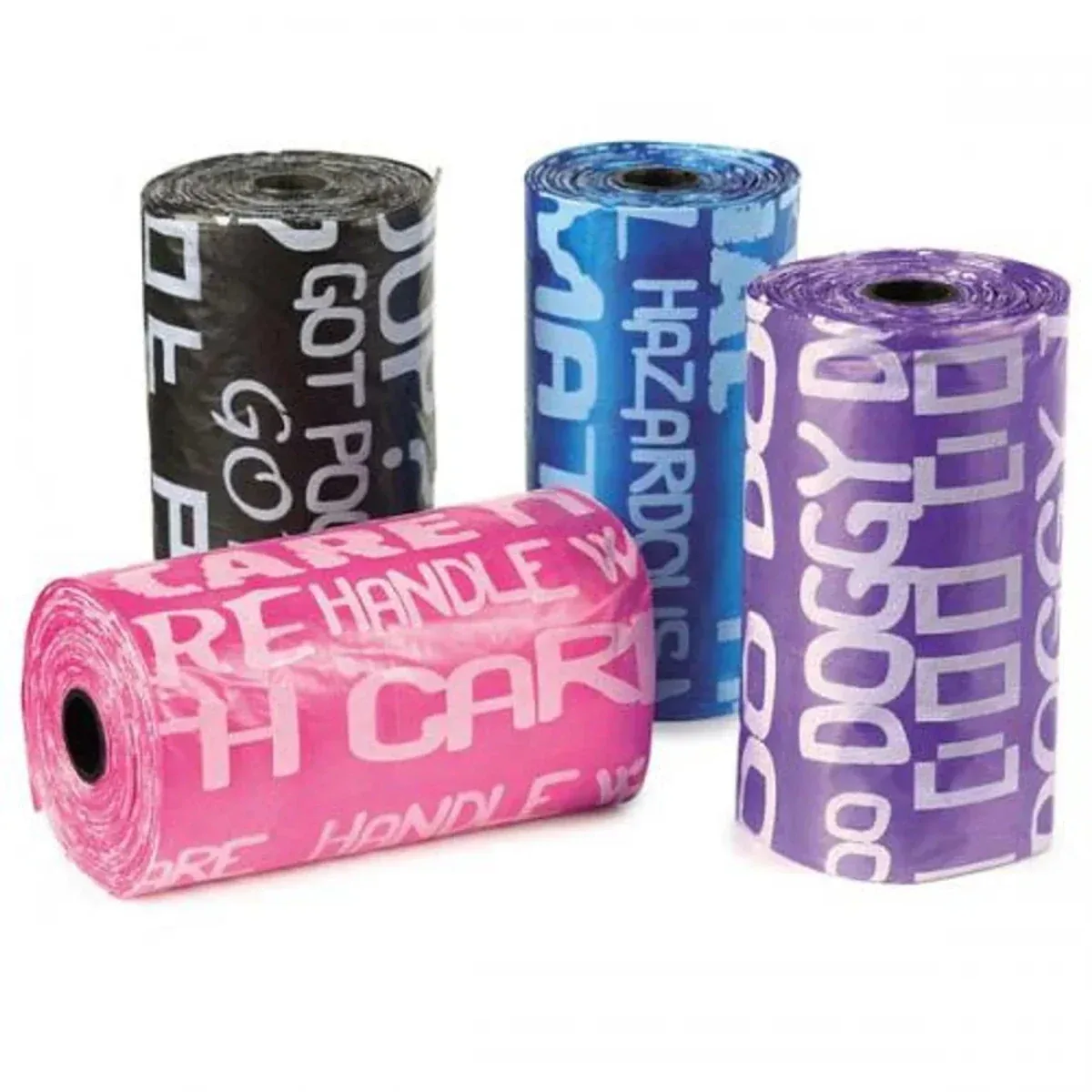 Clean Go Pet Waste Bags 8 Rolls Grafitti - Image 2