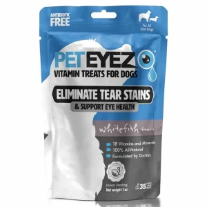 Pet Eyez Vitamin Dog Treats for Dogs Whitefish Formula 1 oz