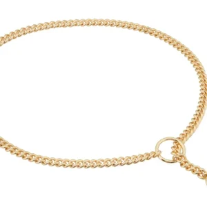 Slip Curve Show Chain Dog Collar (20 in x 1.6 mm)