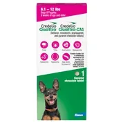 Credelio Quattro (lotilaner + praziquantel) Chewable Tablets for Dogs