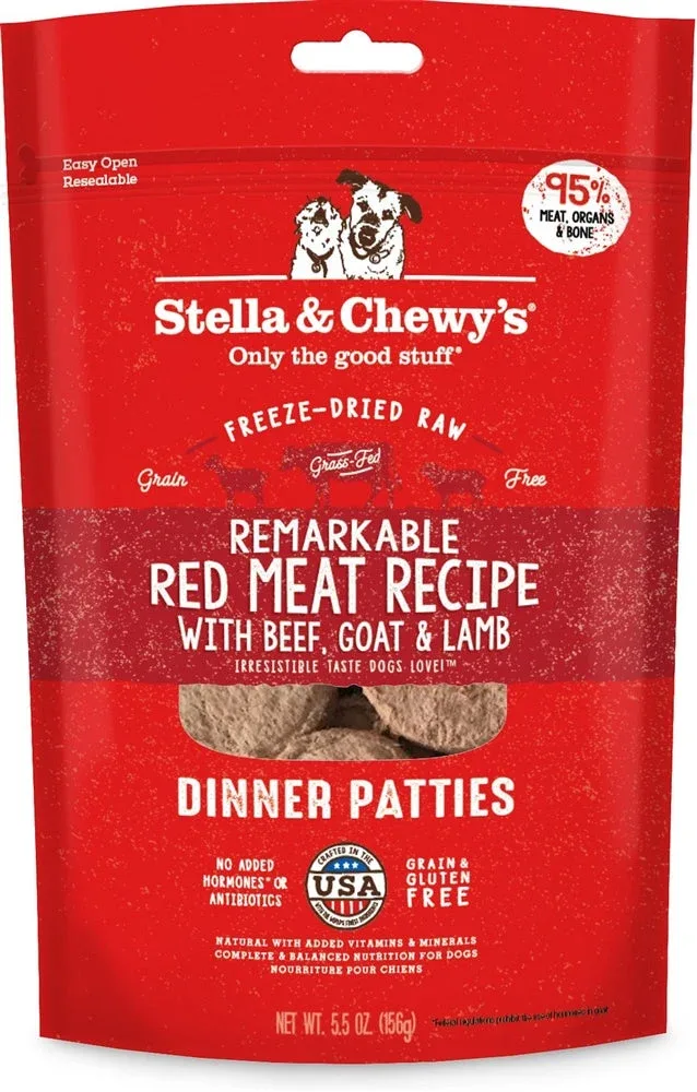 Stella & Chewy's Dog Freeze-Dried Dinner Red Meat, 14 oz