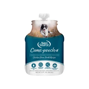 Nutrisource Come-pooch-a Bone Broth Dog Food Topper