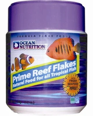 Ocean Nutrition Prime Reef Tropical Marine Saltwater Fish Food Flakes
