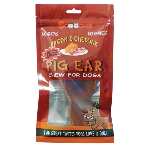 SCP Bacon Cheddar Loaded Pig Ear 1 ct