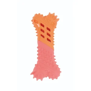M Pets Vice Versa Bacon Scented Bone Toy for Dogs (Orange)