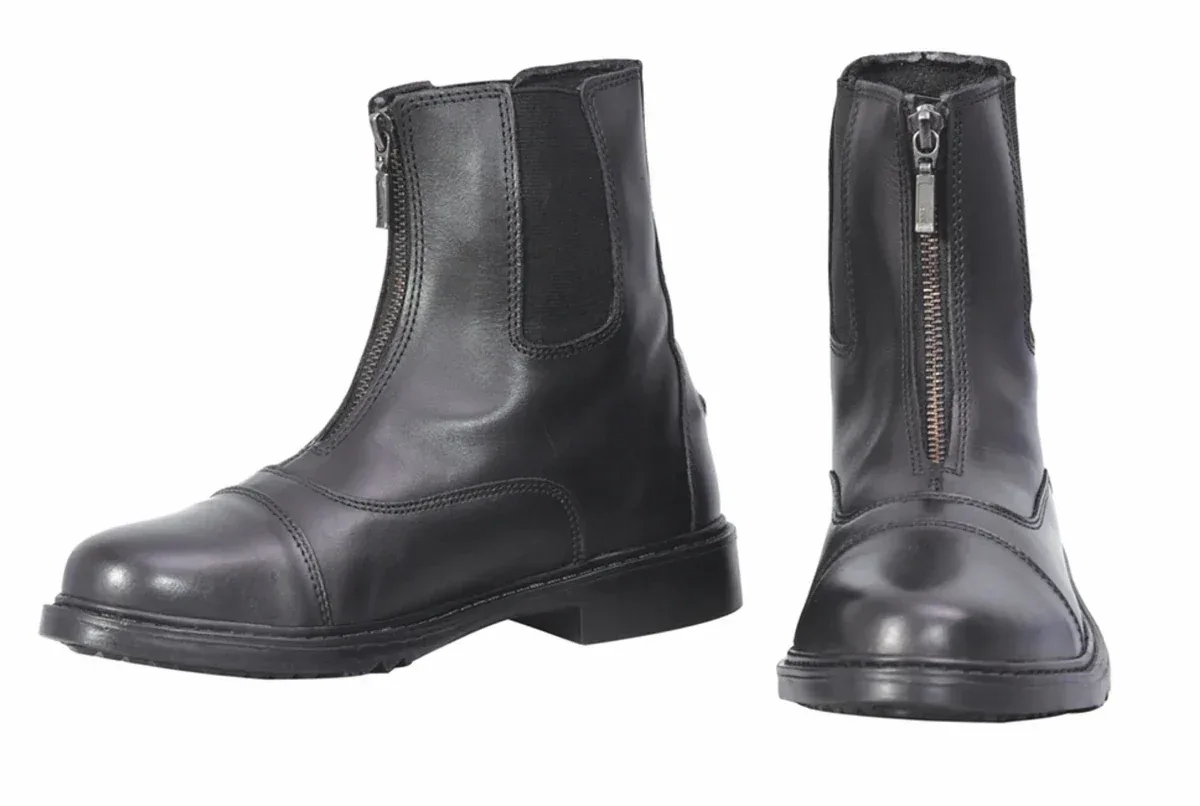 TuffRider Ladies Perfect Front Zip Paddock Boots - Image 2