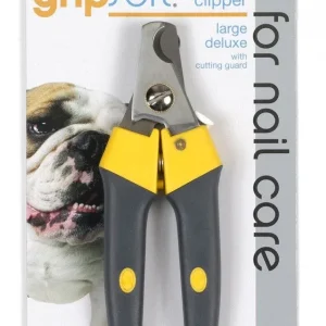 JW Pet Deluxe Dog Nail Clipper Grey/Yellow Large