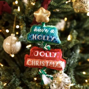 House of Paws Merry & Bright Christmas Tree Dog Toy
